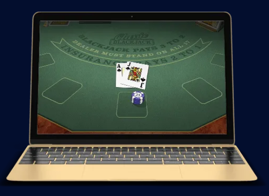 Yukon Gold Casino Classic Blackjack on desktop — high RTP blackjack table