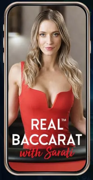 Yukon Gold Casino Real Baccarat on mobile — live dealer game on smartphone