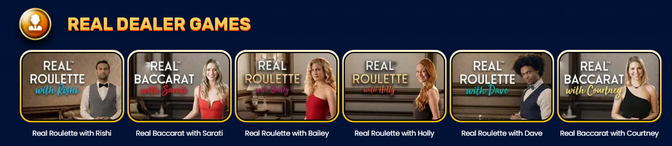 Yukon Gold Casino Real Dealer Games — Real Roulette and Real Baccarat with professional live dealers