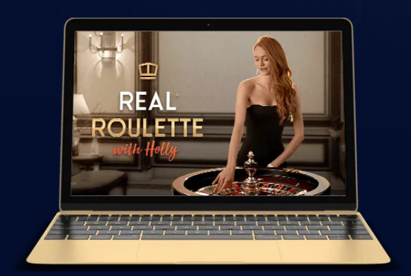 Yukon Gold Casino Real Roulette with Holly — live dealer roulette on desktop